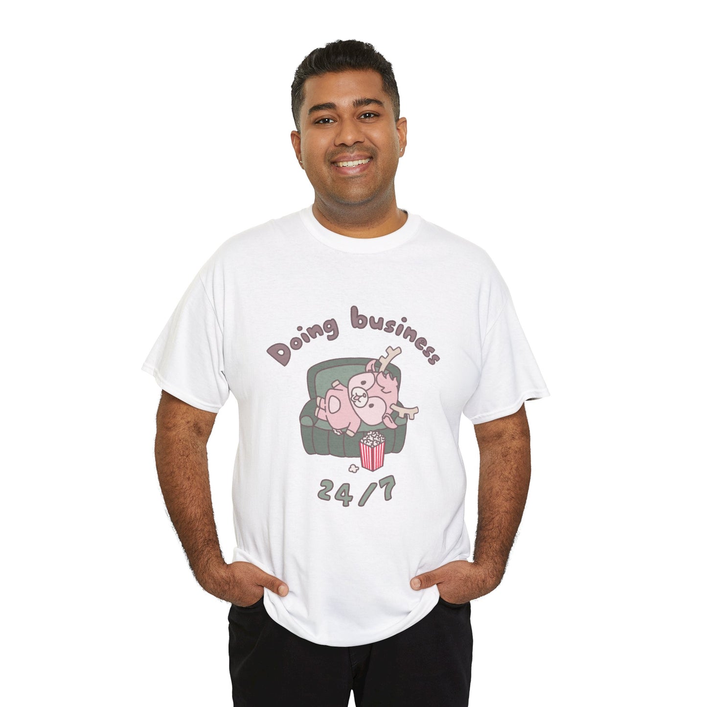 Shikataro's lazy unisex shirt from organic cotton (US market)