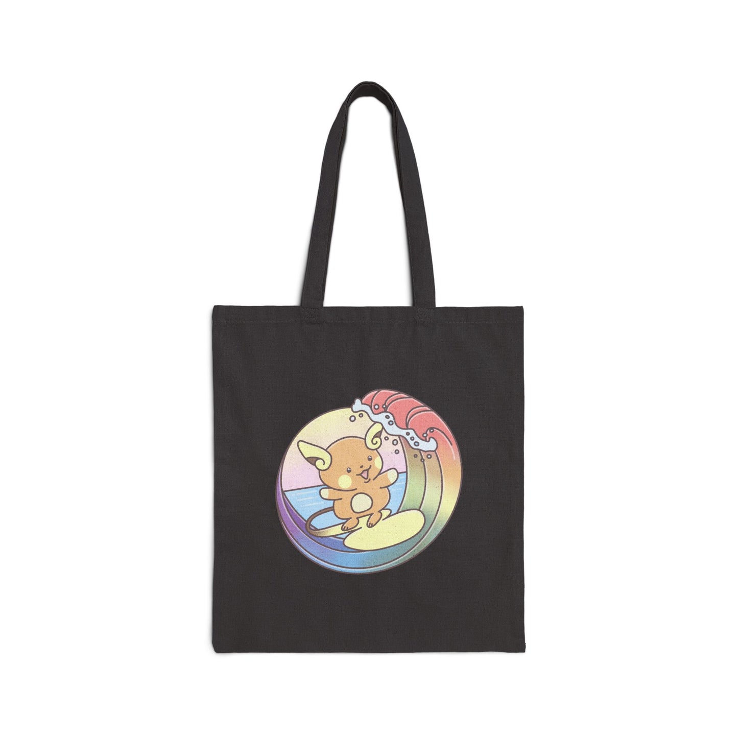 Rainbow surfer tote bag  (US market)