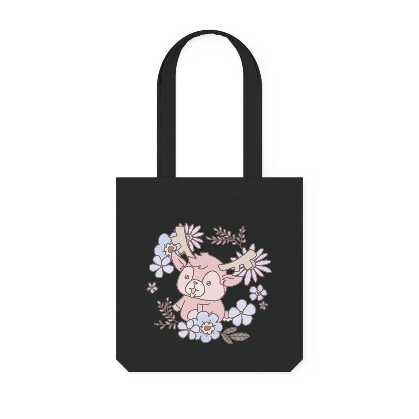 Shikataro & Inocchi's two-sided spring flower tote bag  (EU market)