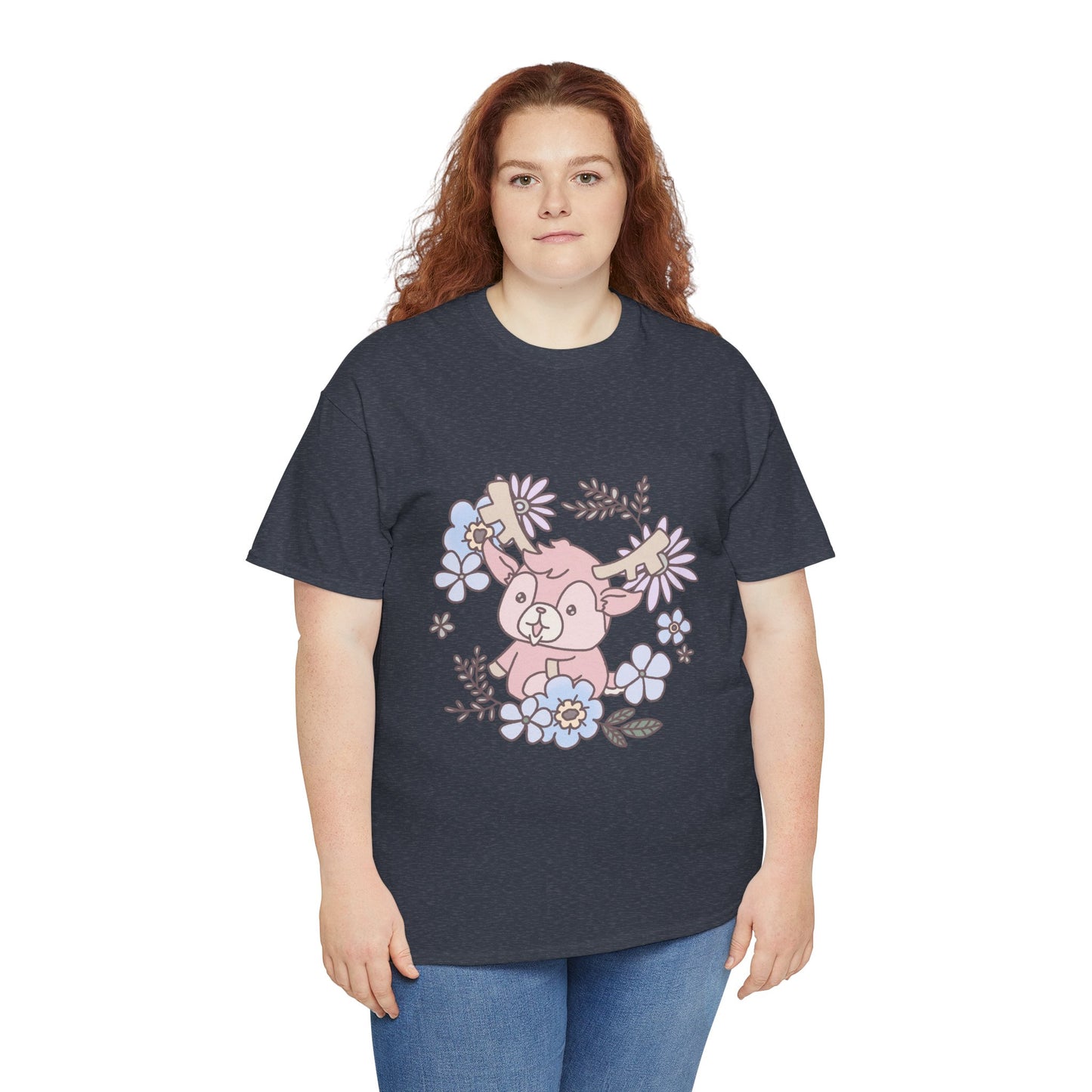 Shikataro's flower unisex shirt from organic cotton (US market)