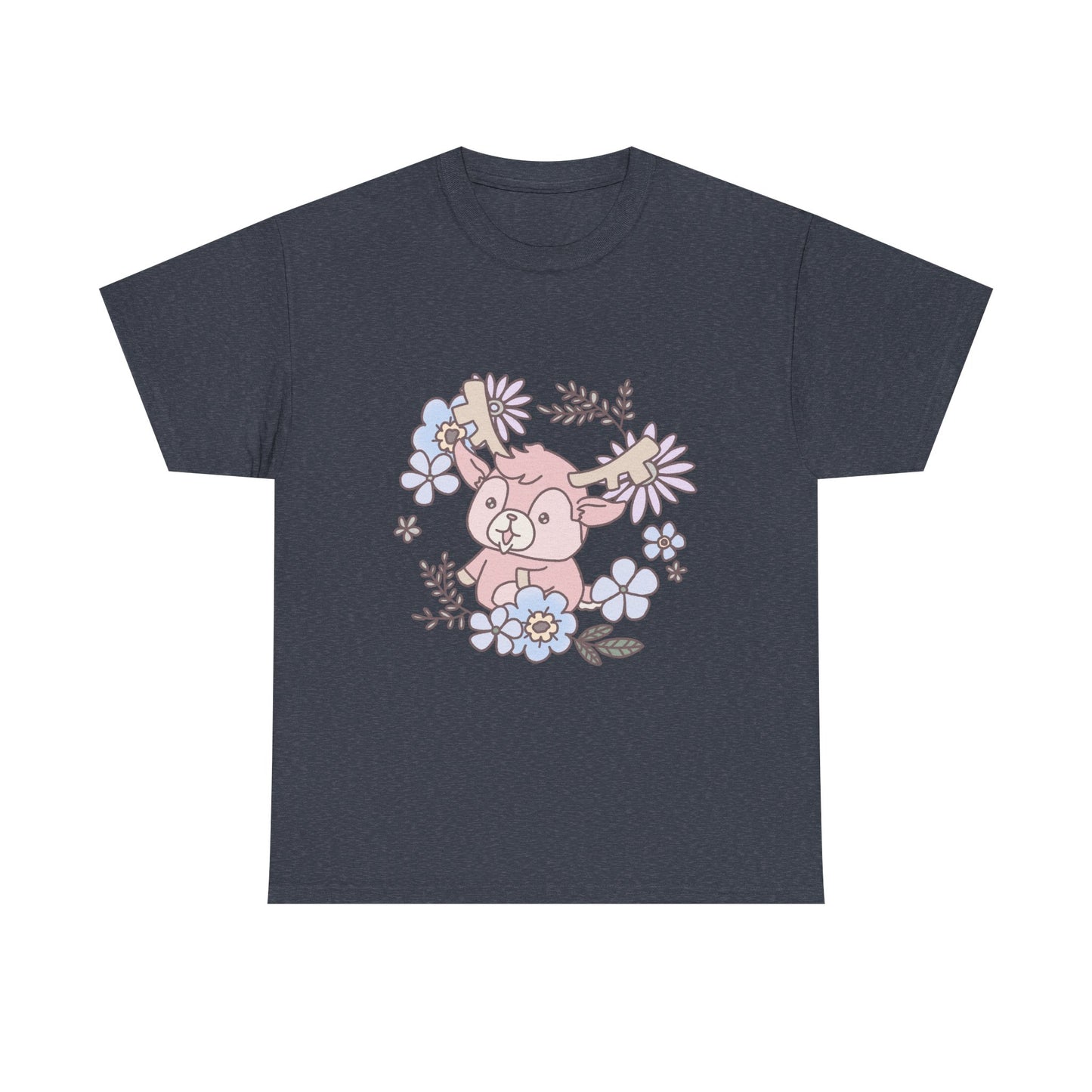 Shikataro's flower unisex shirt from organic cotton (US market)