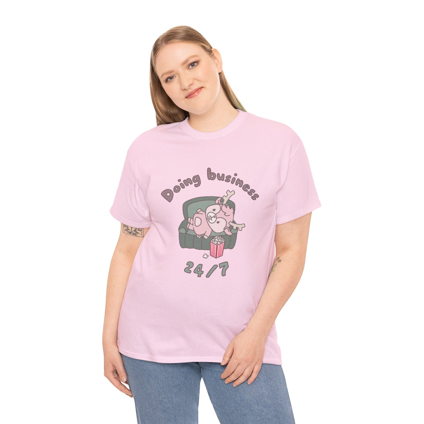 Shikataro's lazy unisex shirt from organic cotton (US market)