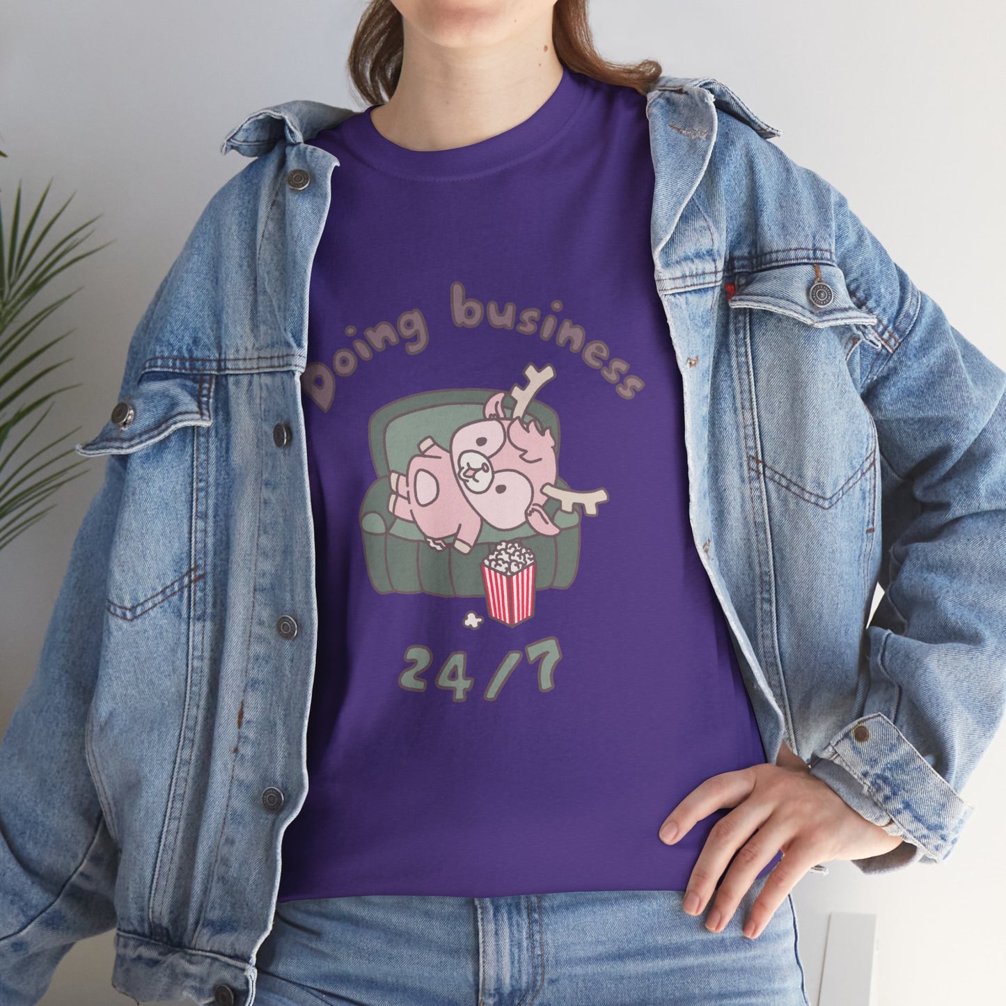 Shikataro's lazy unisex shirt from organic cotton (US market)