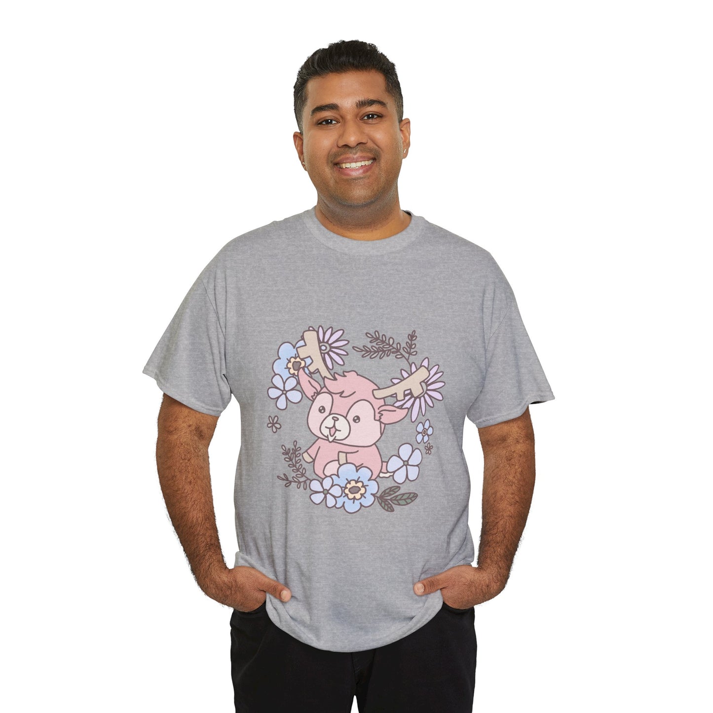 Shikataro's flower unisex shirt from organic cotton (US market)