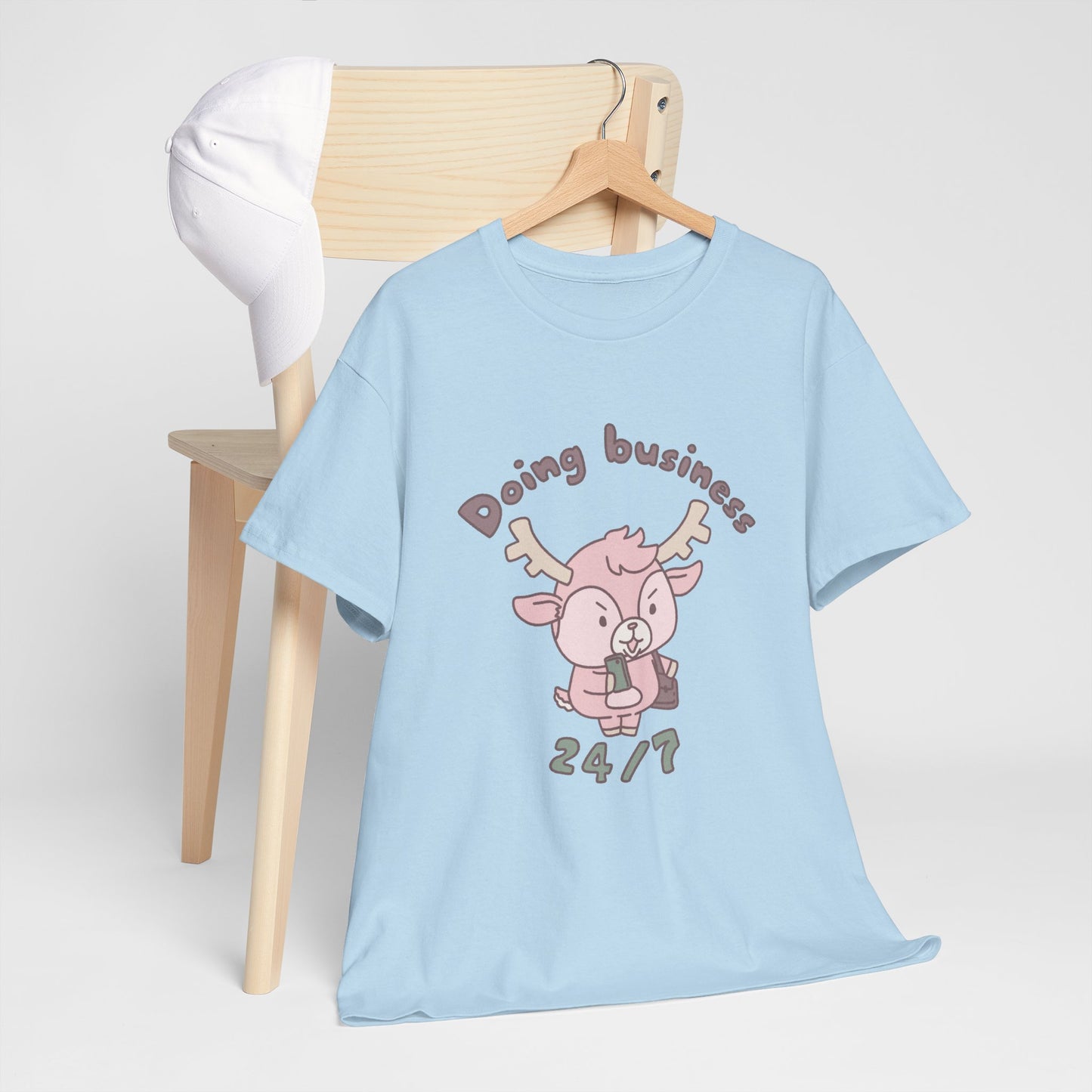 Shikataro's business unisex shirt from organic cotton (US market)