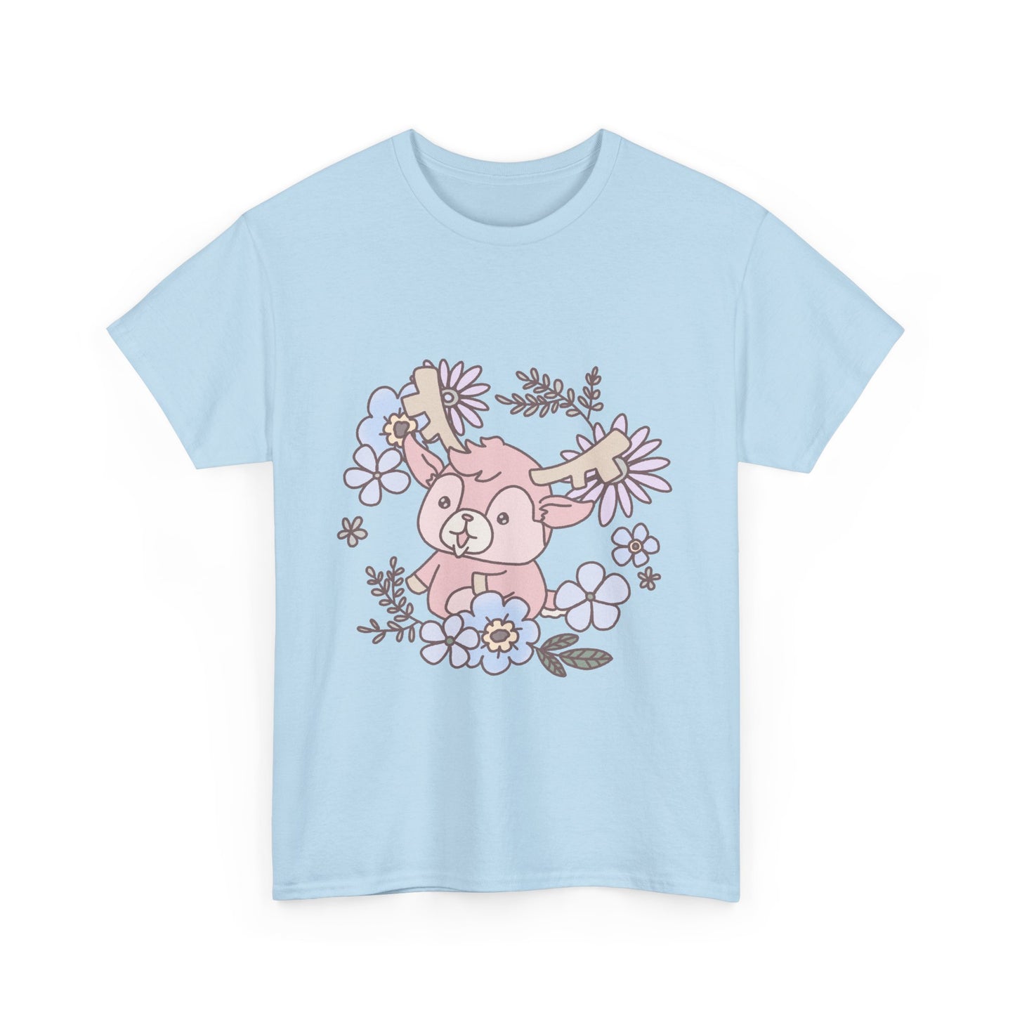 Shikataro's flower unisex shirt from organic cotton (US market)
