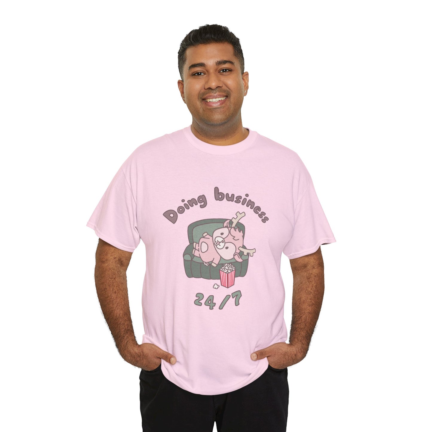 Shikataro's lazy unisex shirt from organic cotton (US market)