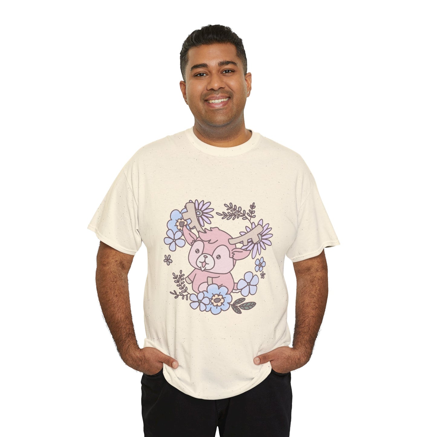 Shikataro's flower unisex shirt from organic cotton (US market)