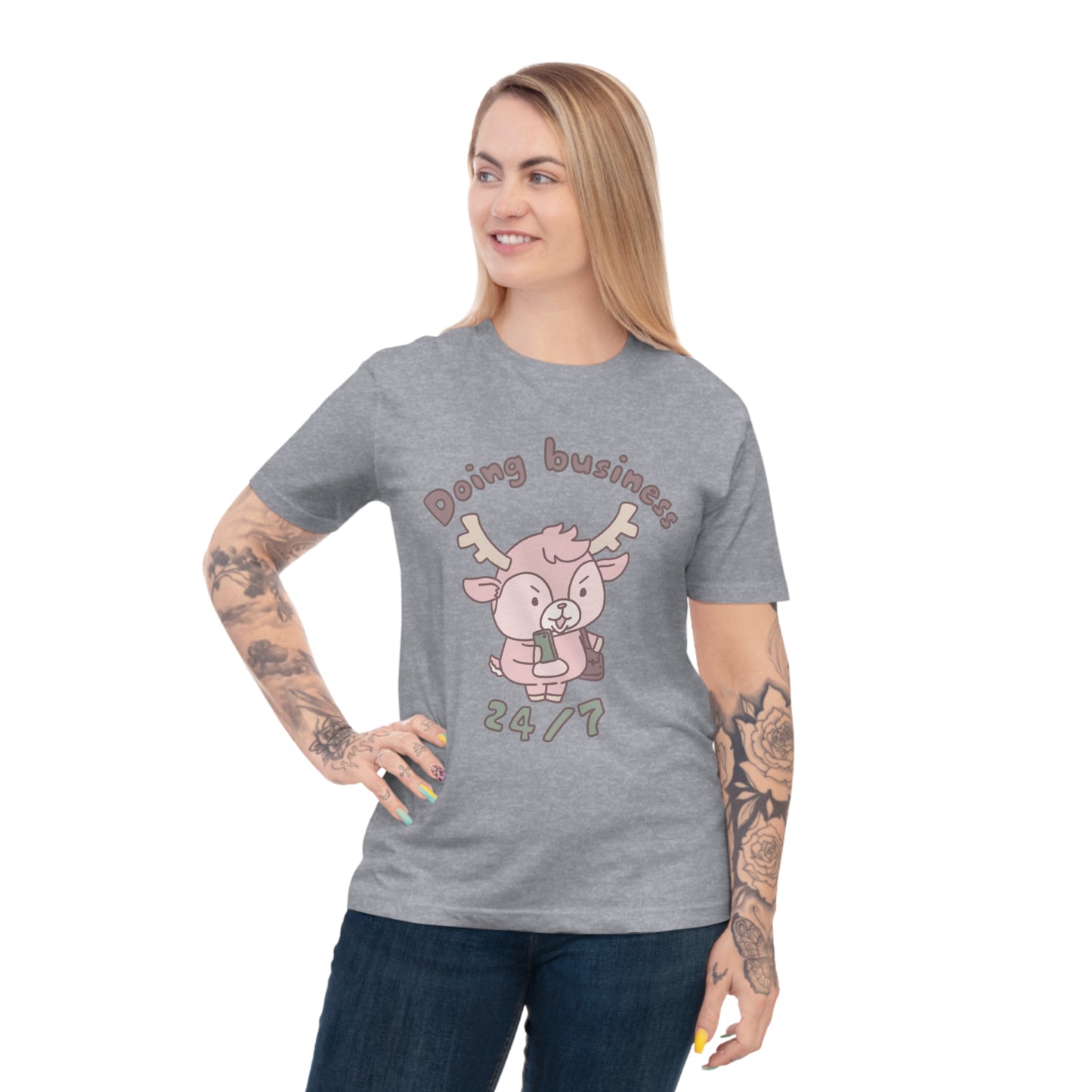 Shikataro's business unisex shirt from organic cotton (EU market)