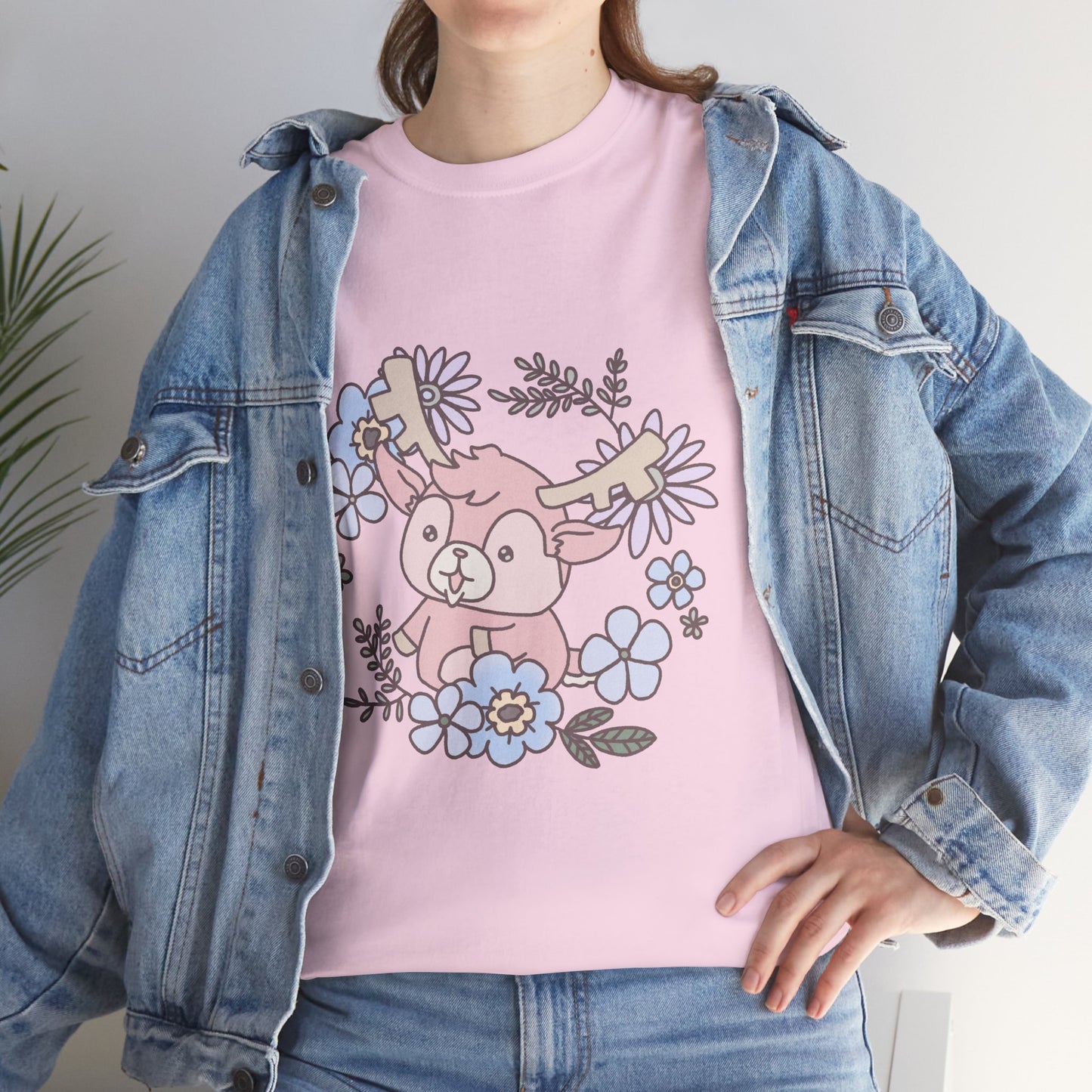 Shikataro's flower unisex shirt from organic cotton (US market)