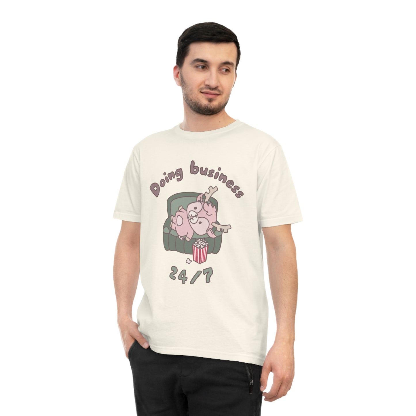 Shikataro's lazy unisex shirt from organic cotton (EU market)