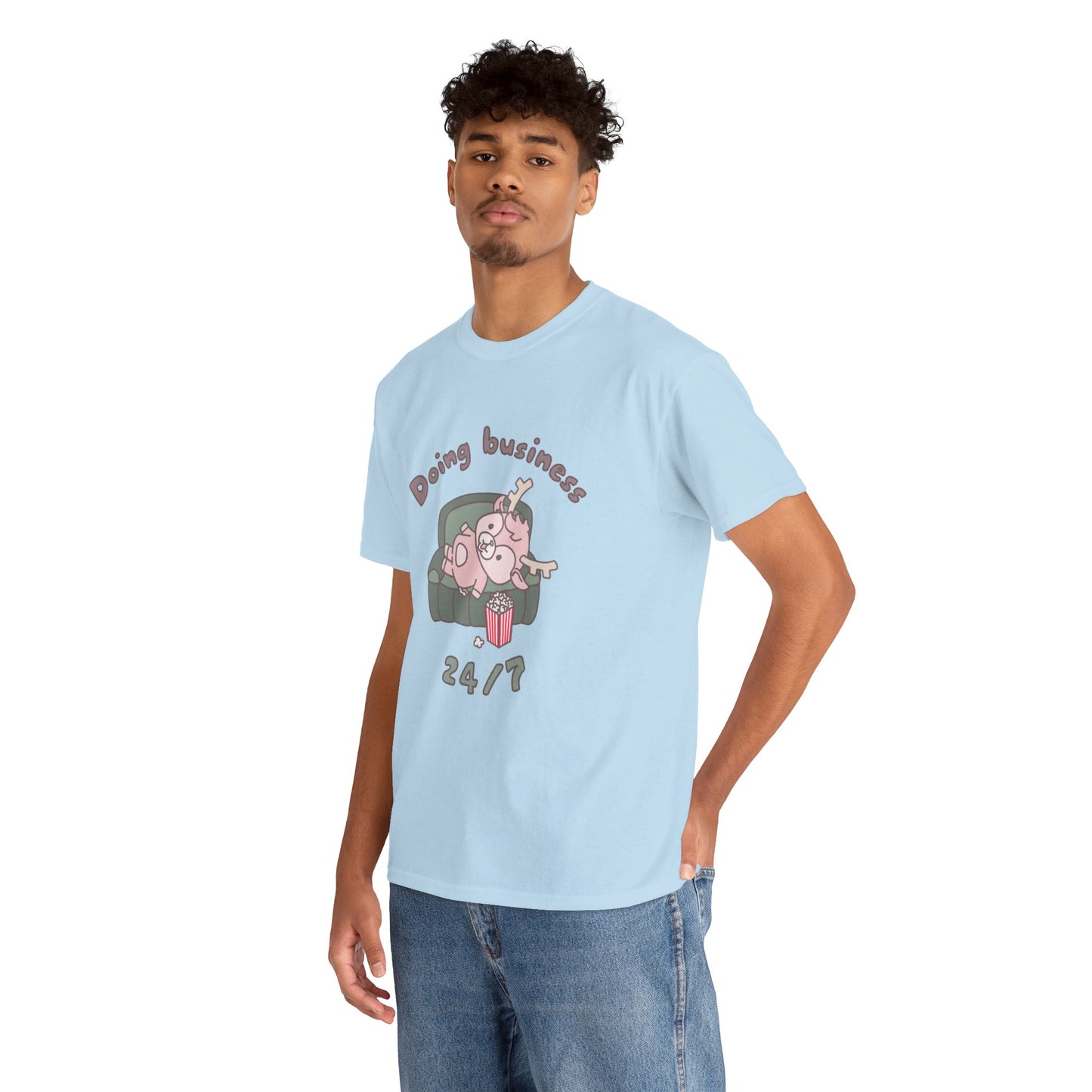 Shikataro's lazy unisex shirt from organic cotton (US market)