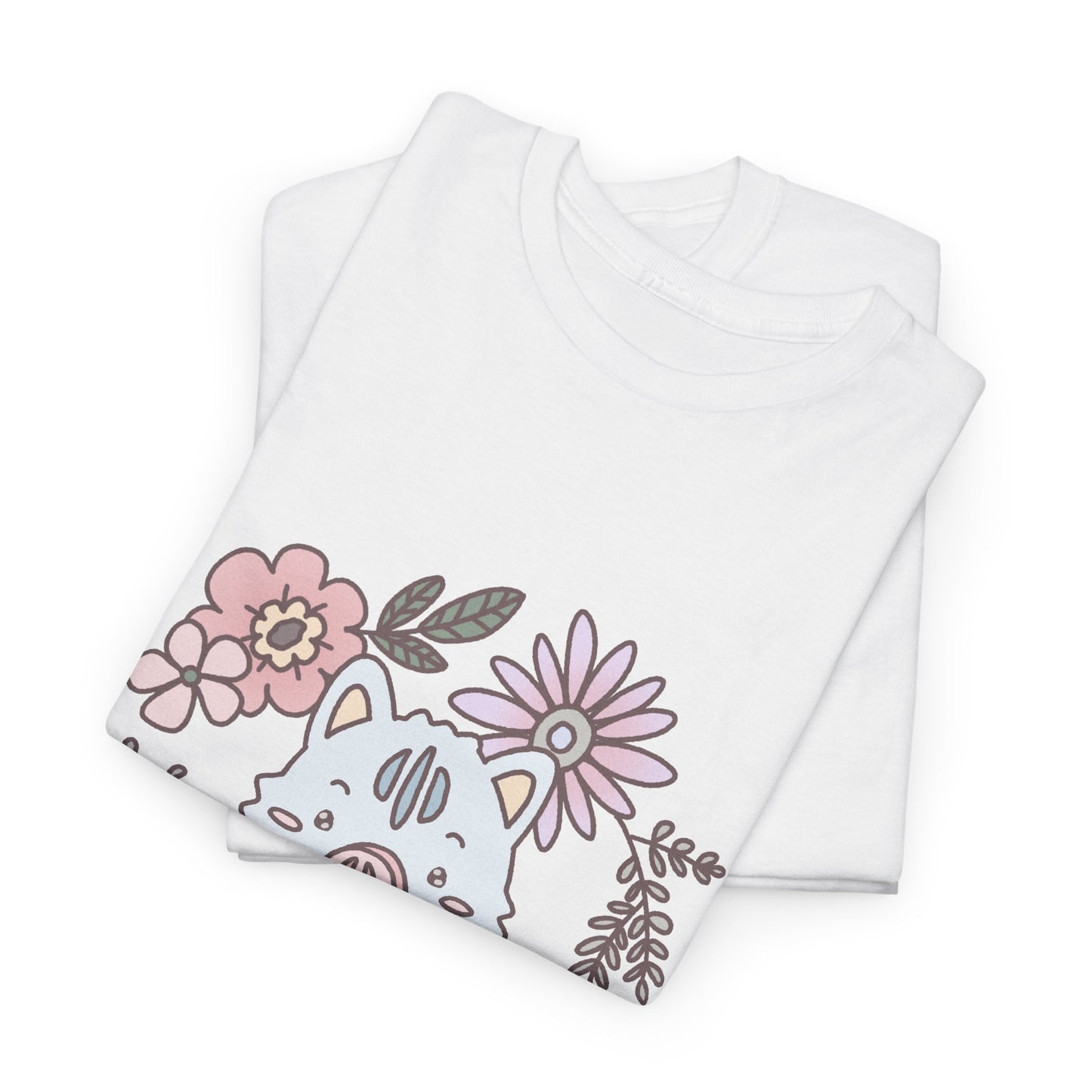 Inocchi's flower unisex shirt from organic cotton (US market)