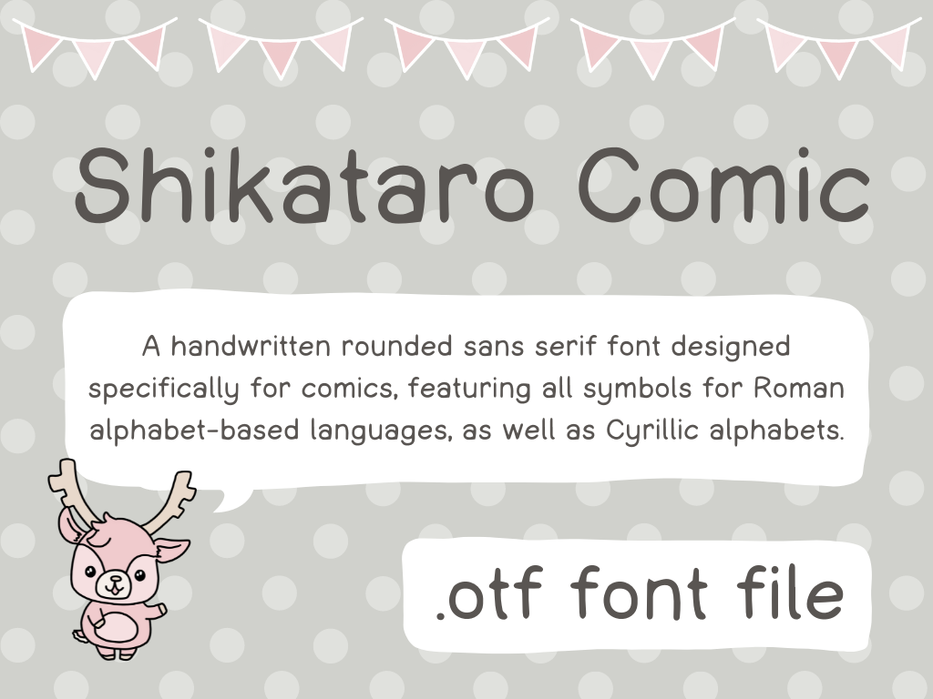 Shikataro Comic Font