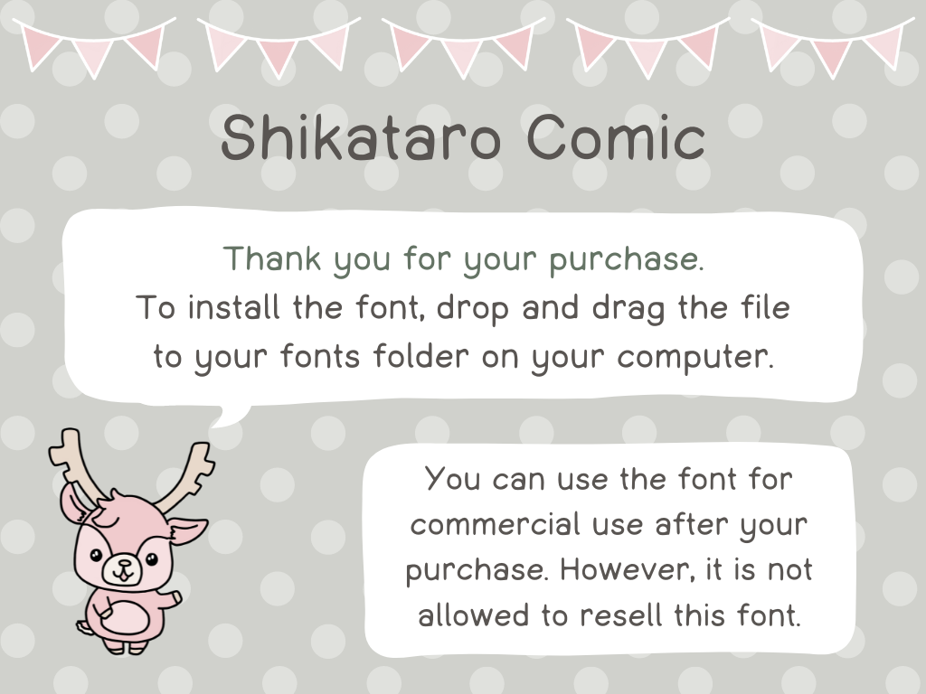 Shikataro Comic Font